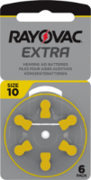 Hearing Aid Battery Size 10 Card of 6