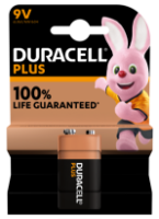 Duracell Plus 9v Alkaline - Pack of 1